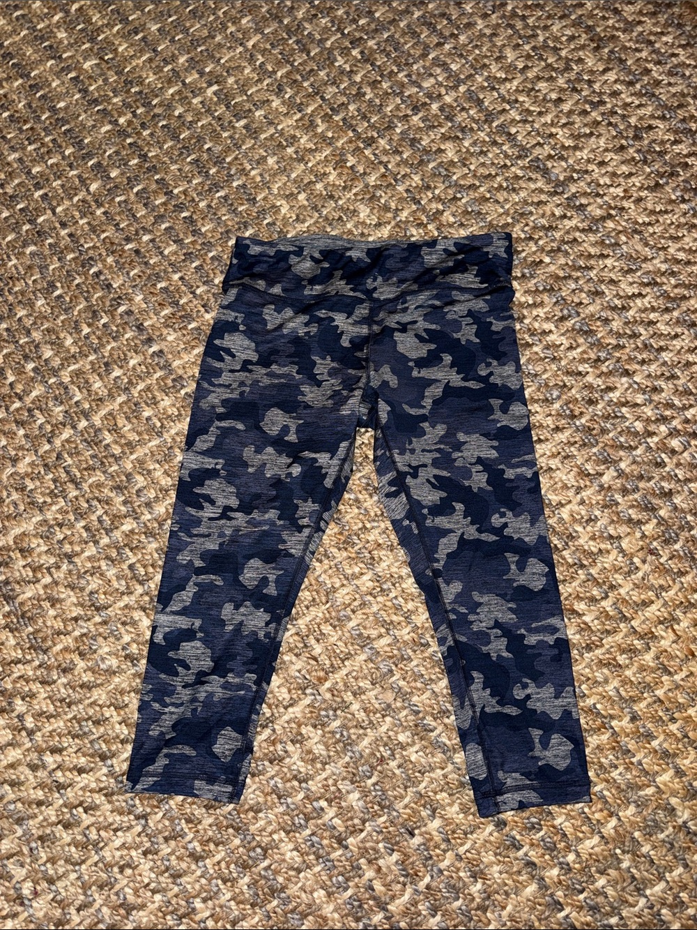 90 Degree By Reflex Women's Camo Performance Leggings - Blue/Gray